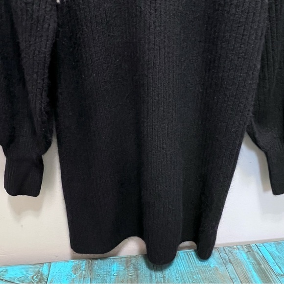 Promesa Tunic Balloon Sleeve Knit Sweater Size Medium Colourblock - Picture 5 of 10